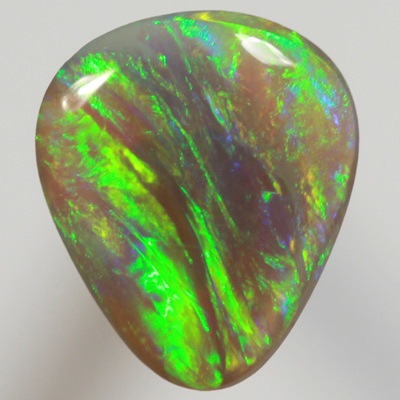 SOLID SEMI BLACK OPAL Bright, strong fire, golden rolling flashes